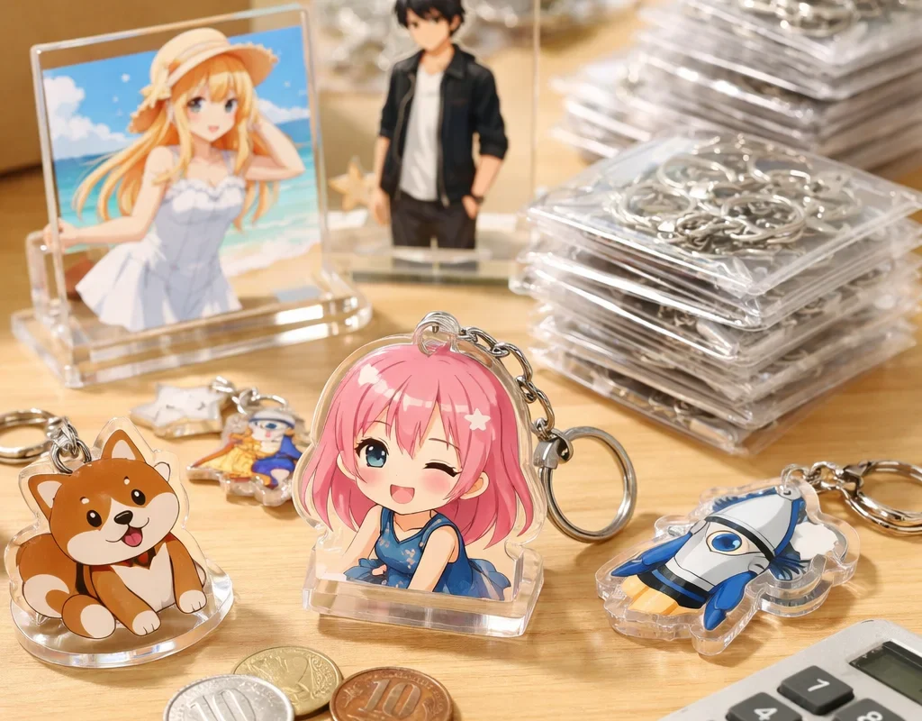 アクリルグッズ100個の価格相場を完全ガイド：制作のポイントと適正価格