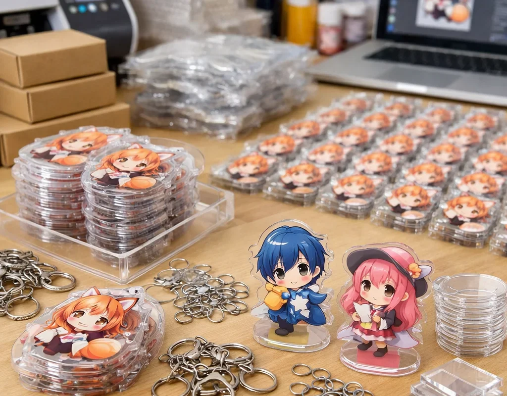 アクリルグッズ100個制作の注意点と成功のためのガイド