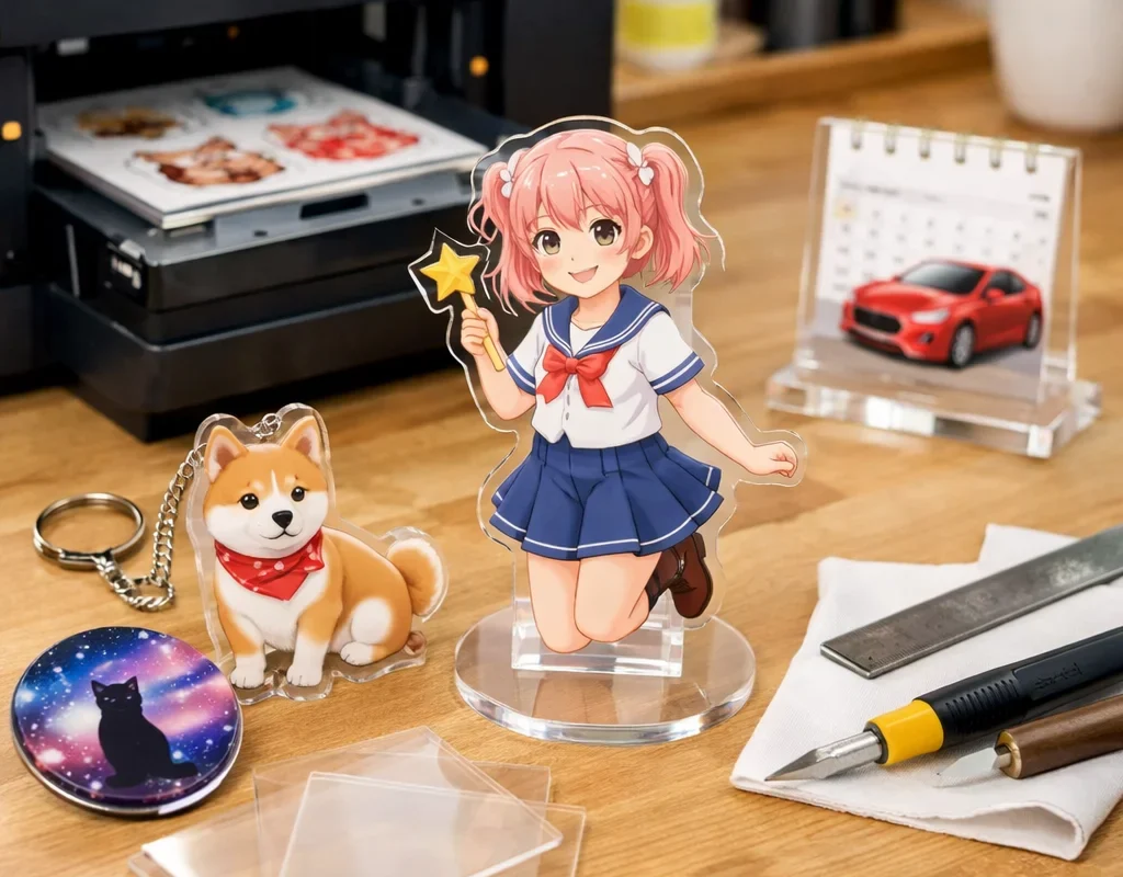 アクリルグッズを1個から制作する際の注意点とコツ指南