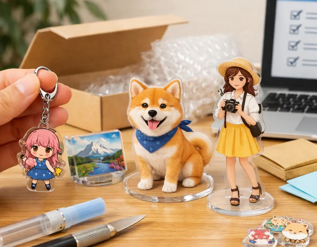 アクリルグッズ 1個から注文する際の注意点と基本ガイド