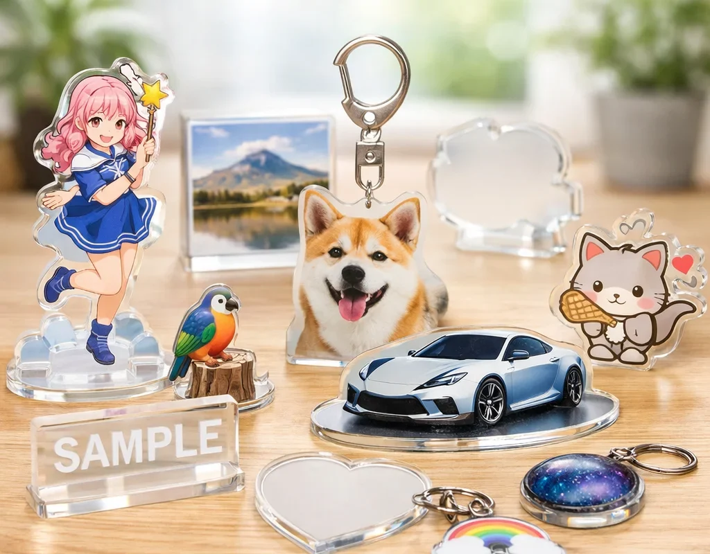 アクリルグッズサンプル無料取得の条件とメリットとは？