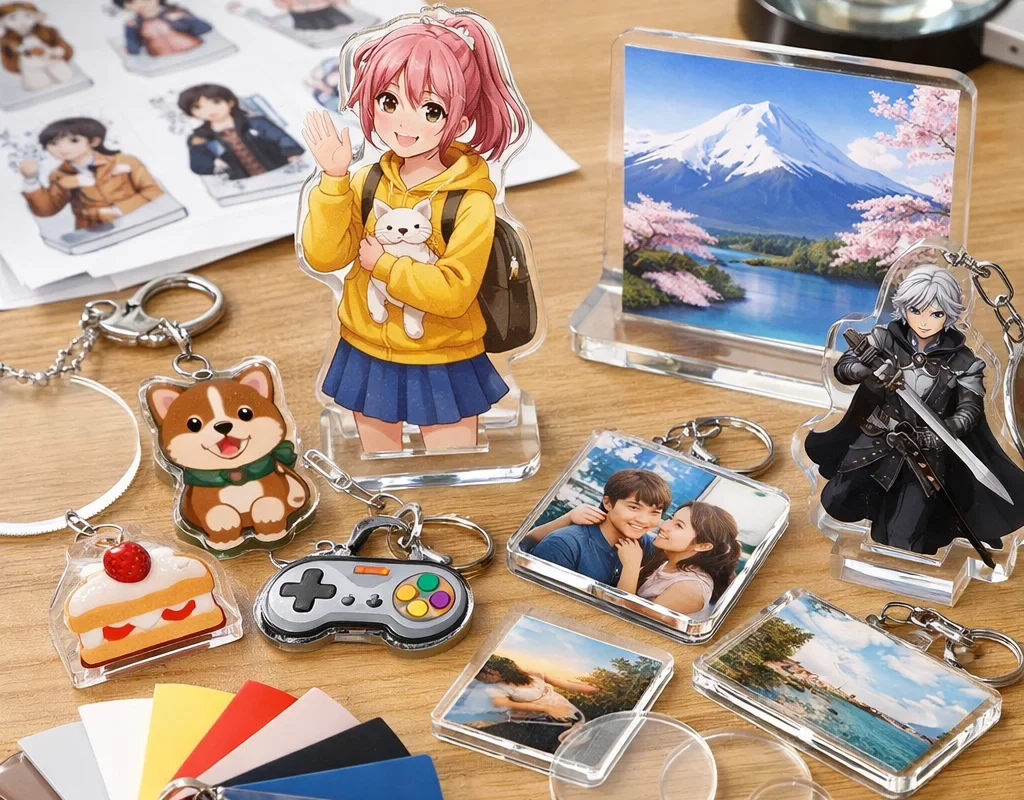 アクリルグッズの無料サンプル比較：選び方と効率的取得法解説