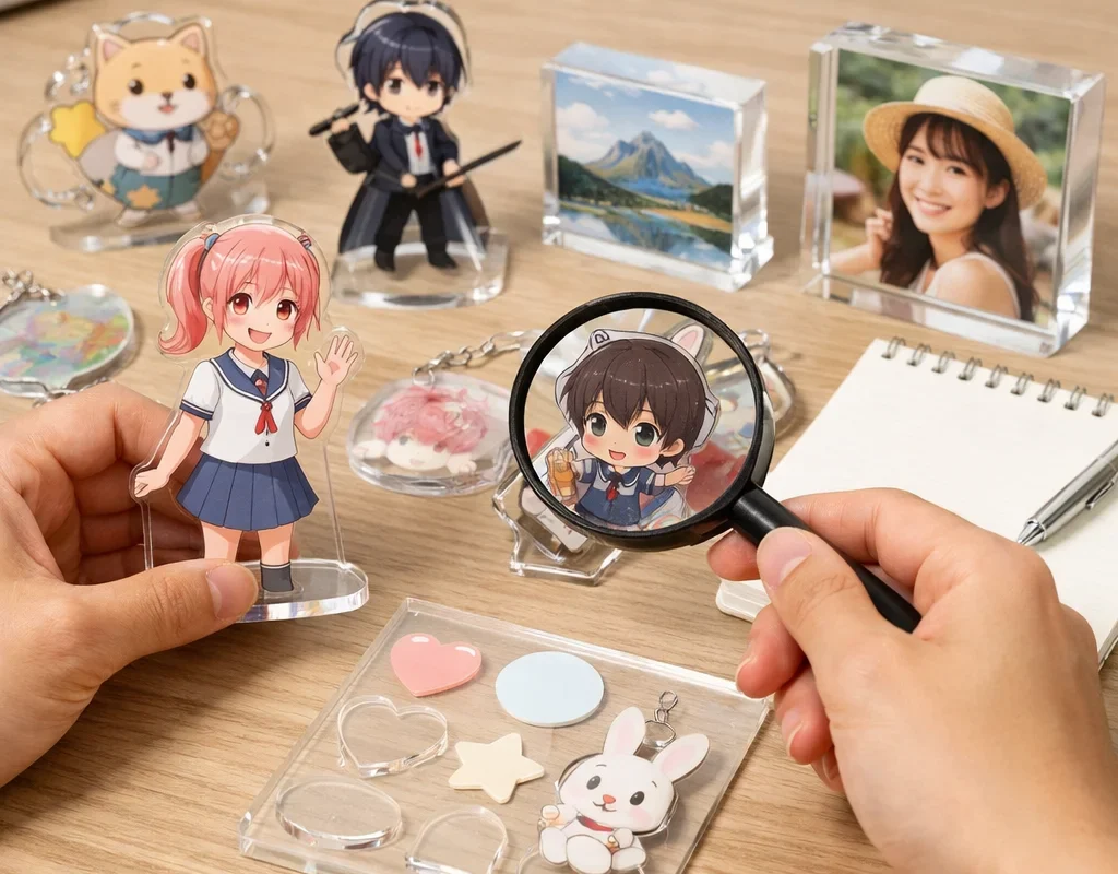 アクリルグッズサンプル確認チェックのポイントと成功の秘訣