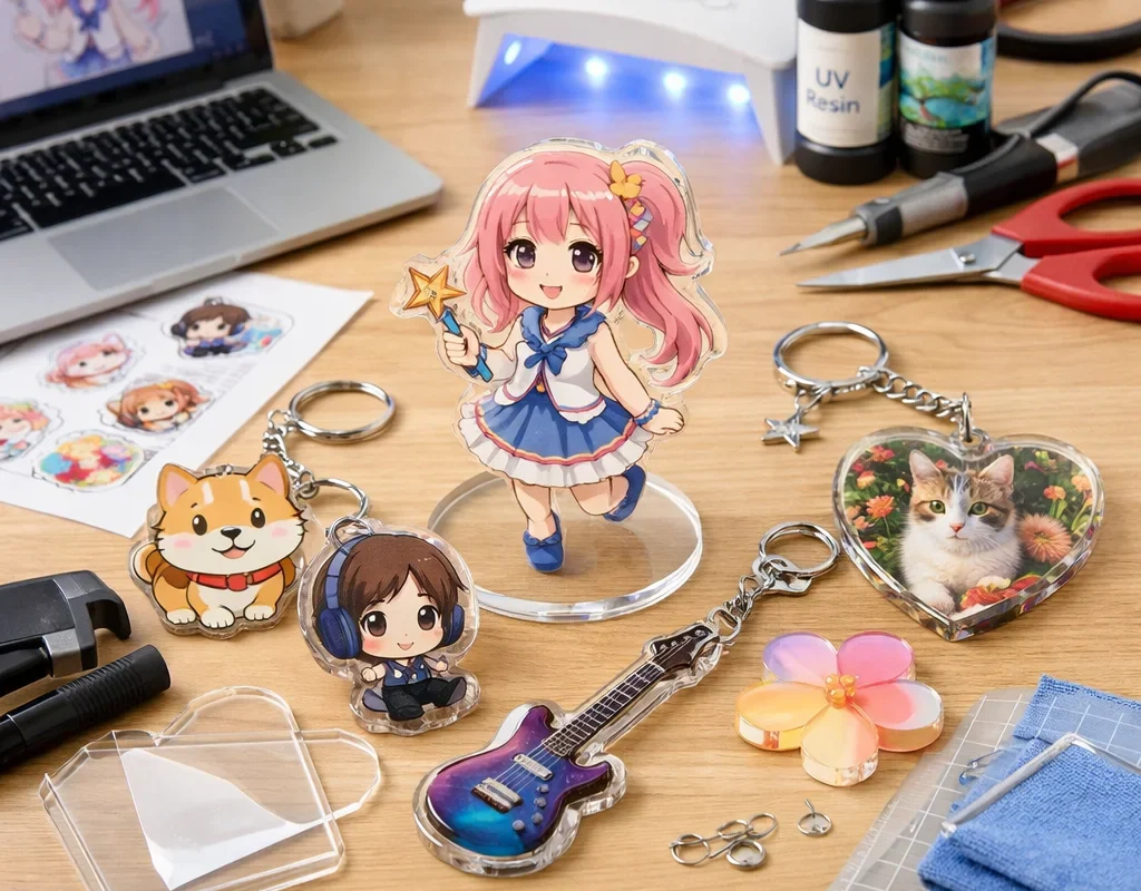 アクリルグッズ個人制作方法：簡単ステップと魅力的アイデア