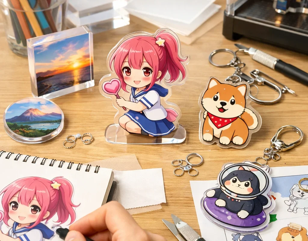 アクリルグッズ個人制作の注意点と成功の秘訣を解説