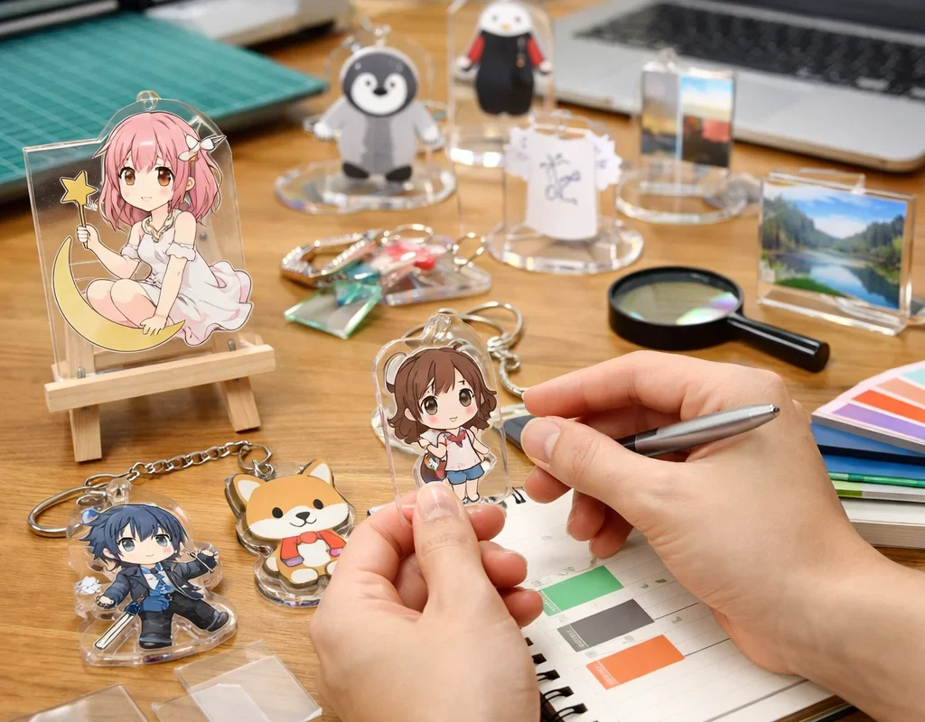 アクリルグッズ個人制作の業者選び方ガイド：ポイントと注意点