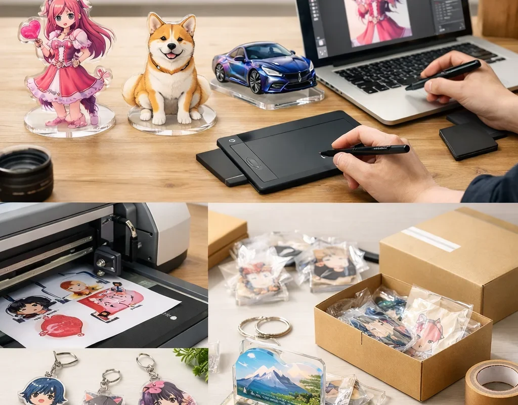 アクリルグッズ受注生産の方法と手順を徹底解説！