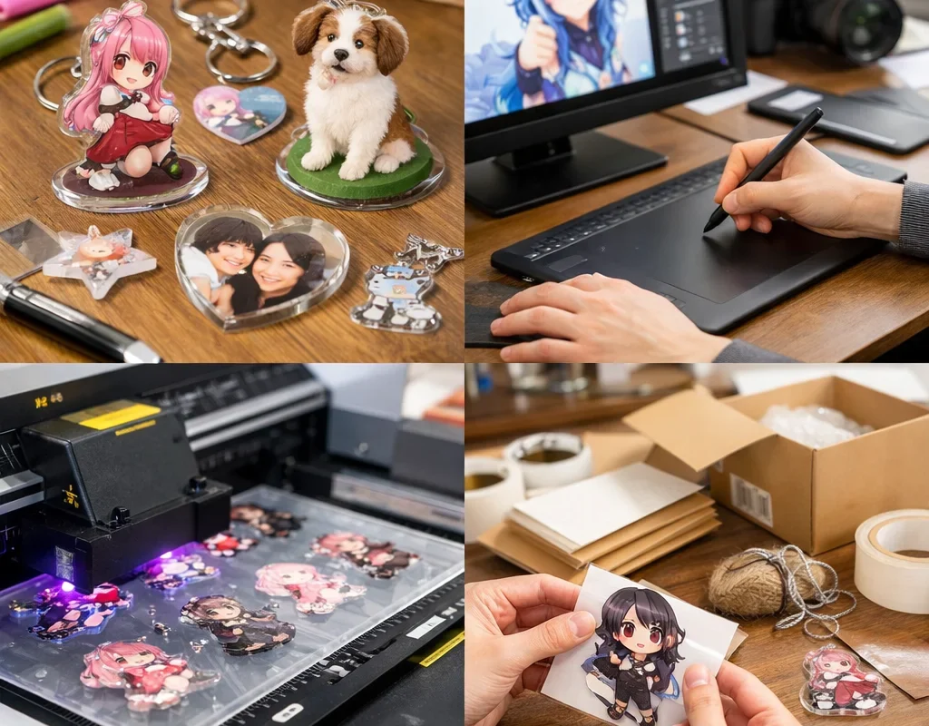 アクリルグッズ受注生産の方法と流れを徹底解説！