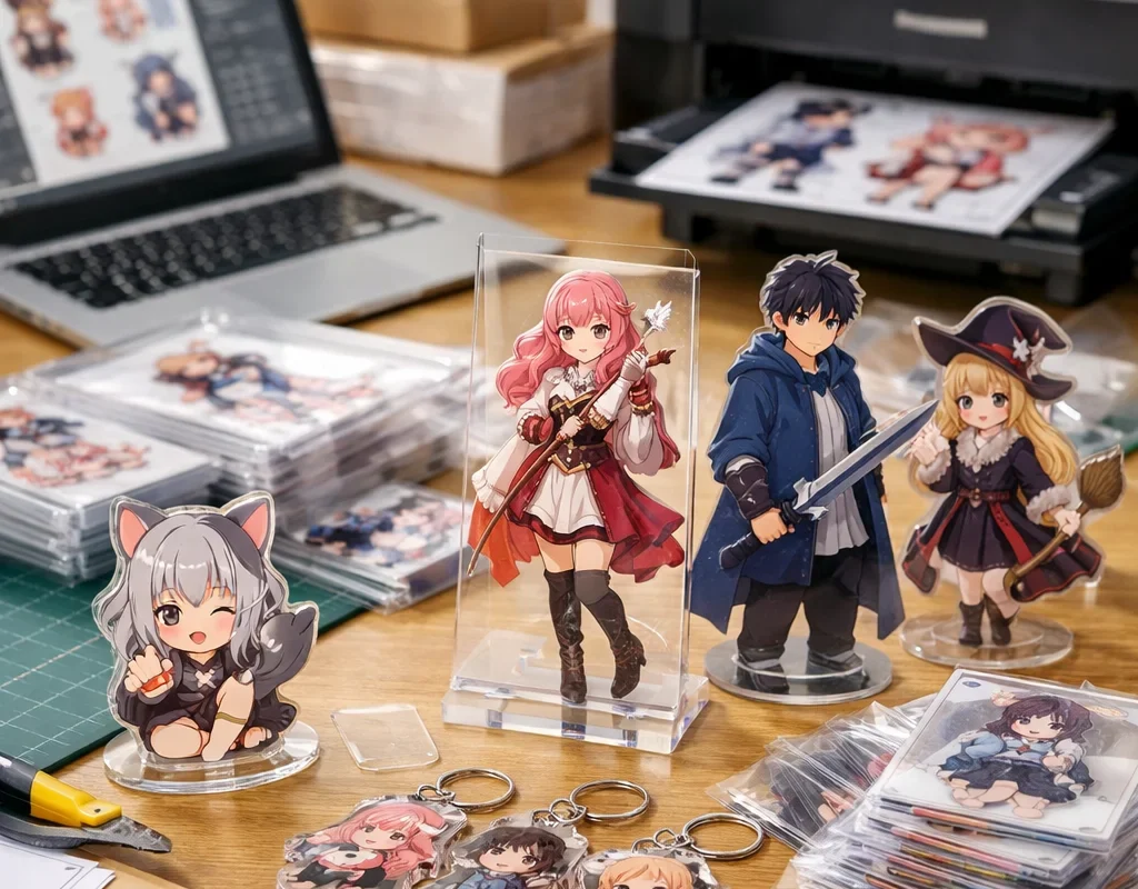 アクリルグッズの同人販売を始める方法と成功の秘訣