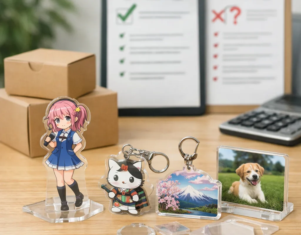 アクリルグッズの在庫なしがもたらすデメリットとその比較