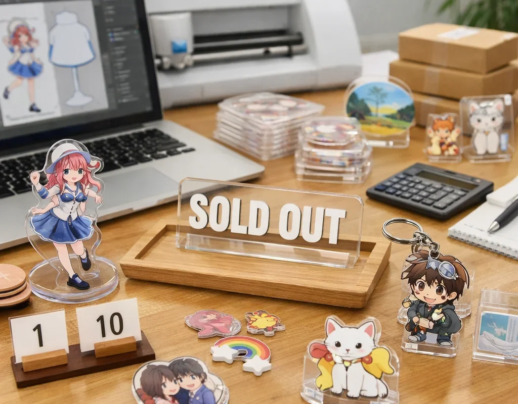 アクリルグッズ在庫なしのメリットと他商品との比較