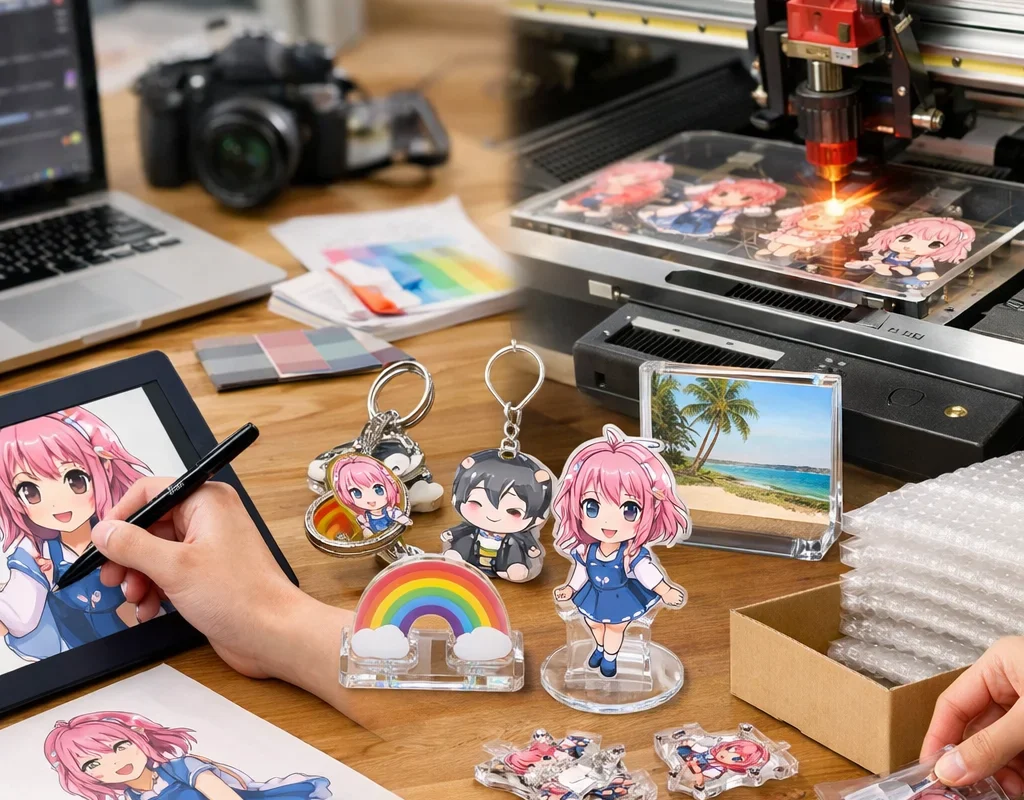 アクリルグッズ小ロット制作の流れと成功のポイント