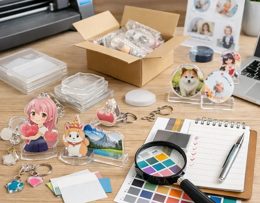 アクリルグッズ小ロット業者選び方完全ガイド：成功のポイントを解説