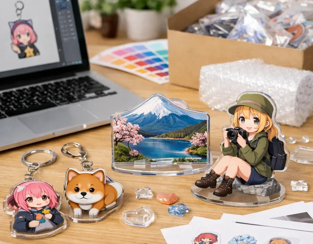 アクリルグッズを小ロットで注文する方法と注意点ガイド